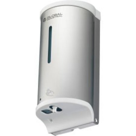 GLOBAL EQUIPMENT Global Industrial„¢ Automatic Liquid Sanitizer Spray Dispenser, 800 ml, Stainless Steel HK-MSD31